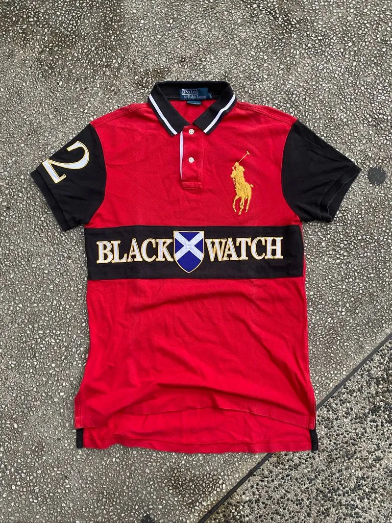 Vintage Style Polo Ralph Lauren Blackwatch Team  photo 1