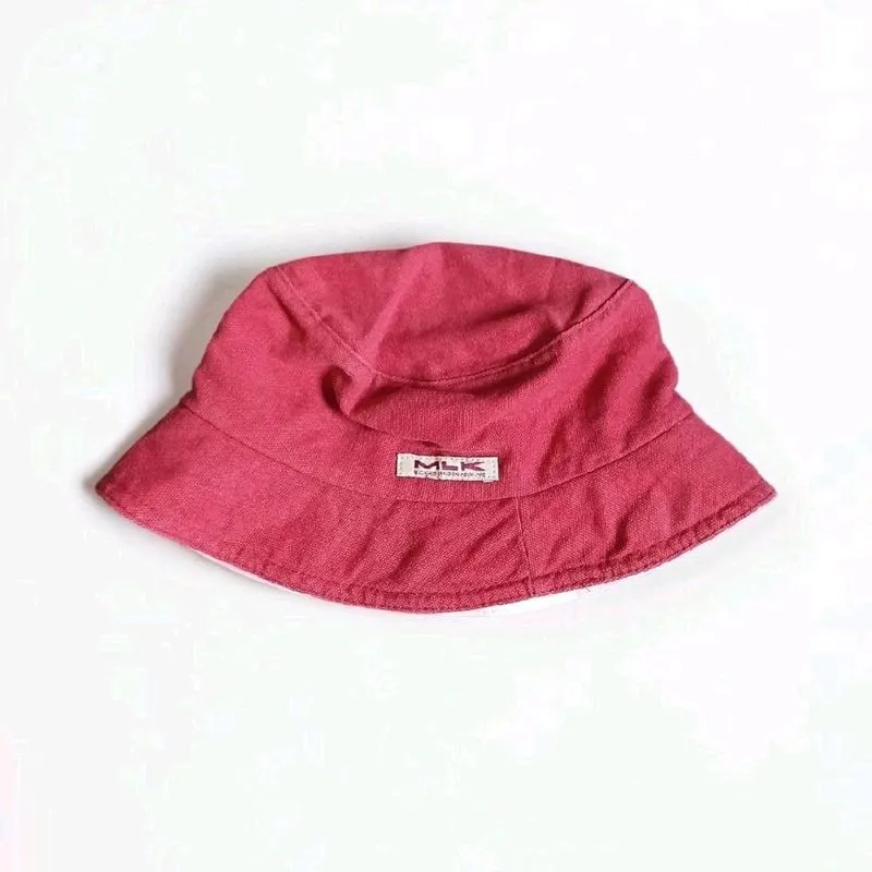 Topi Bucket Hat Michiko London Maroon | Thriftshop photo 1