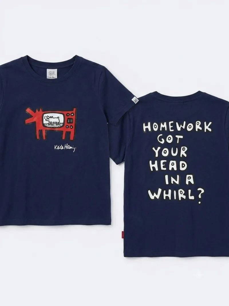Keith Haring Original Navy - Size 100 - M fit L photo 1