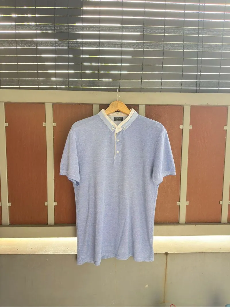 Polo Shirt Zara Man Second photo 1