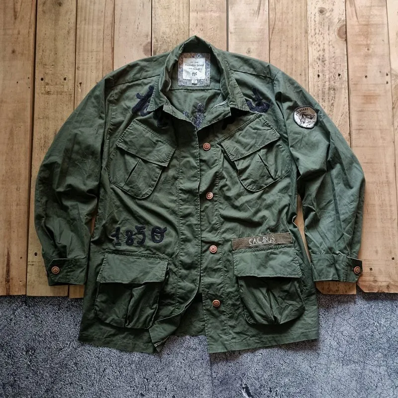 Thursday Island Jungle Jacket Fatigue Vietnam War Style photo 1