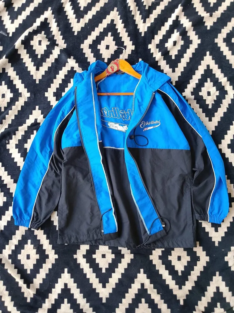 Ecko Unltd Complex Two-Tone Zip Up Hooded Shell Jacket photo 1