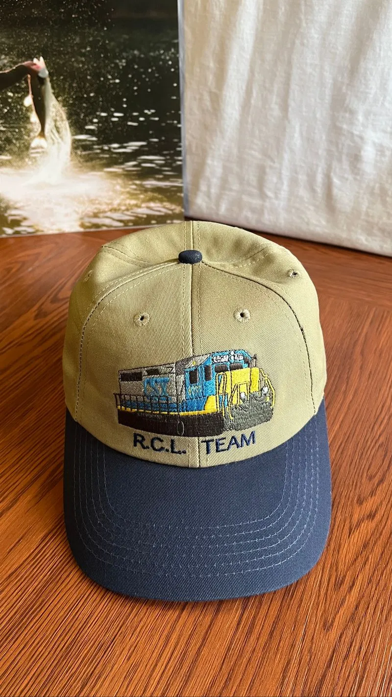 Topi Vintage Two Tone Dad Hat Locomotive photo 1