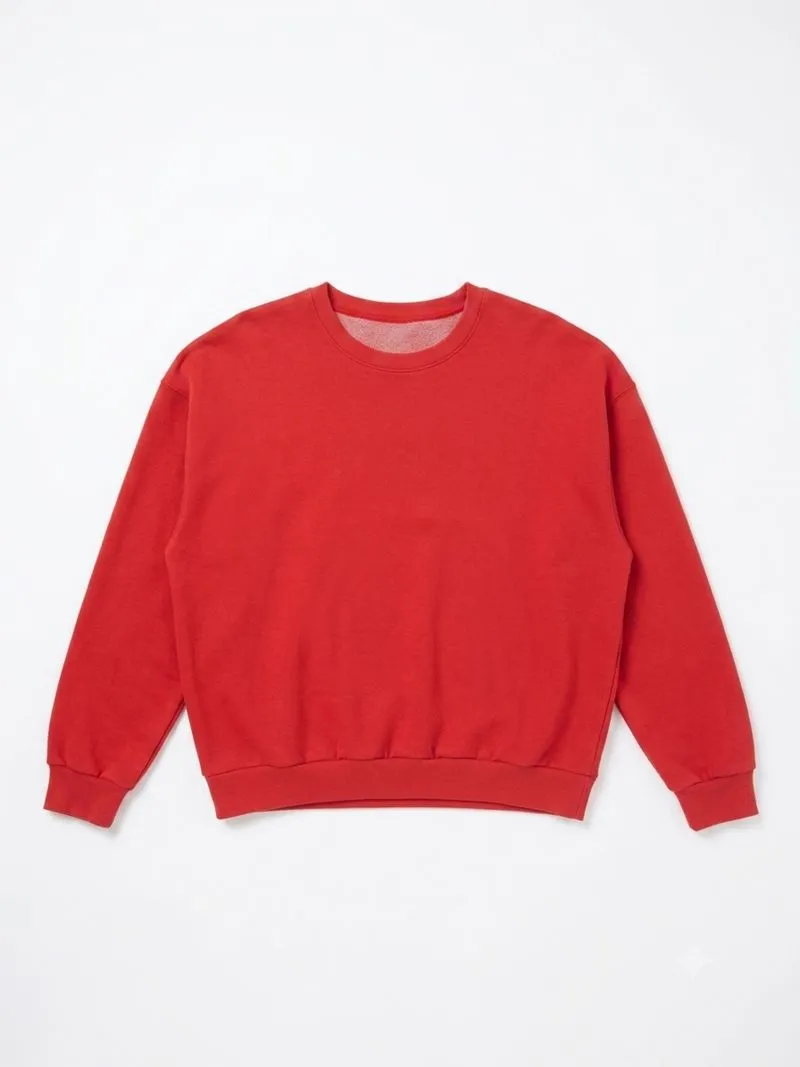 CREWNECK OVERSIZED POLOS MERAH photo 1