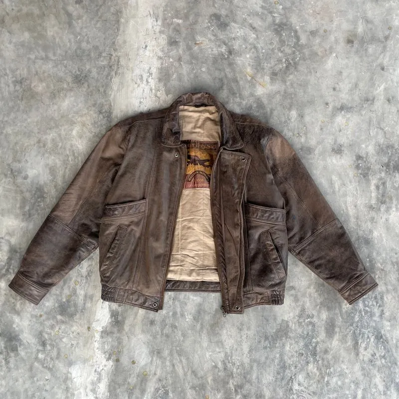 leather jacket USA photo 1