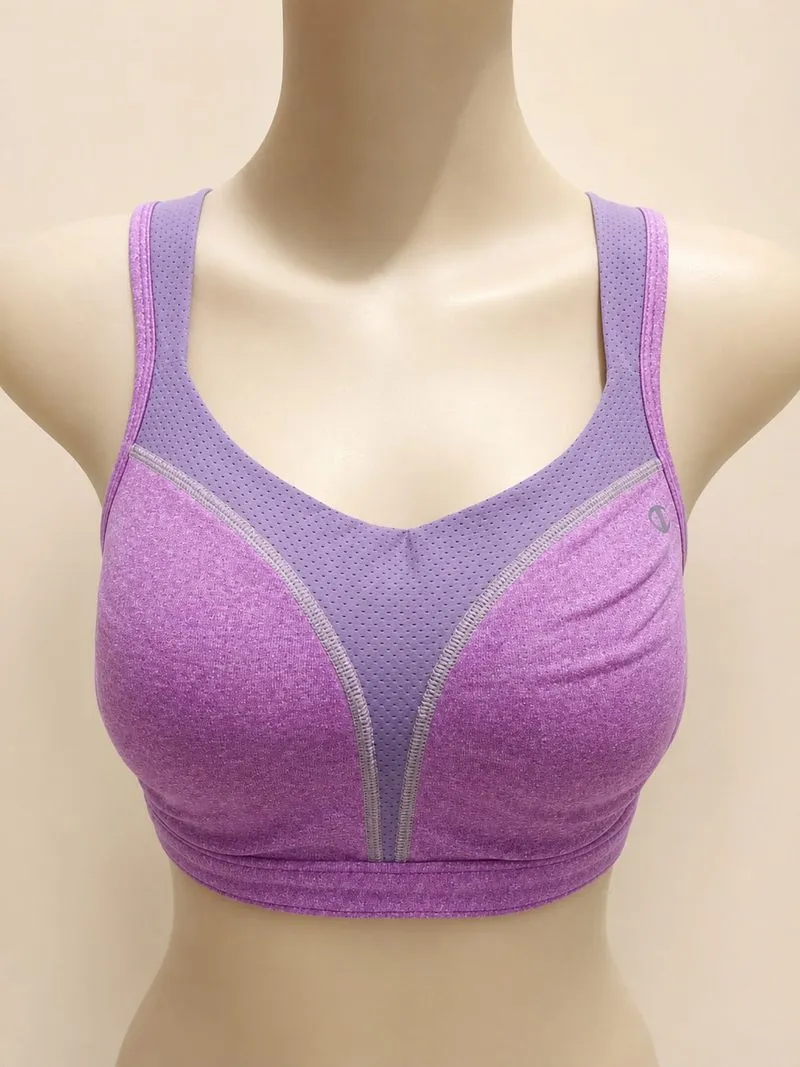 Champion Original Sports Bra Lilac High Support Adjustable S photo 1