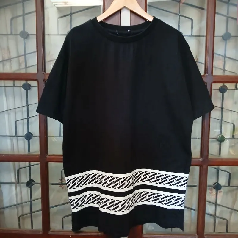Streetwear Y2K T-shirt Pria black photo 1