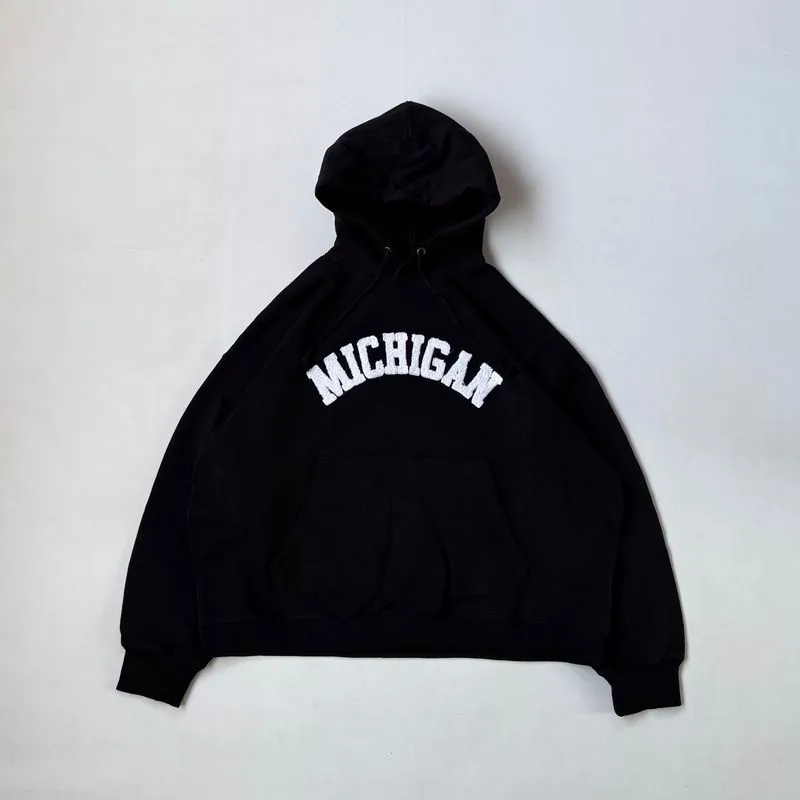 Michigan Pullover Hoody Boxy Fit Black  photo 1