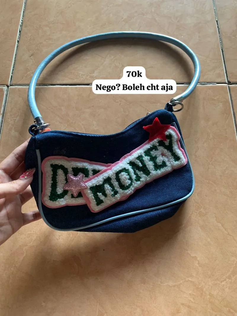 Tas/shoulder bag denim  photo 1