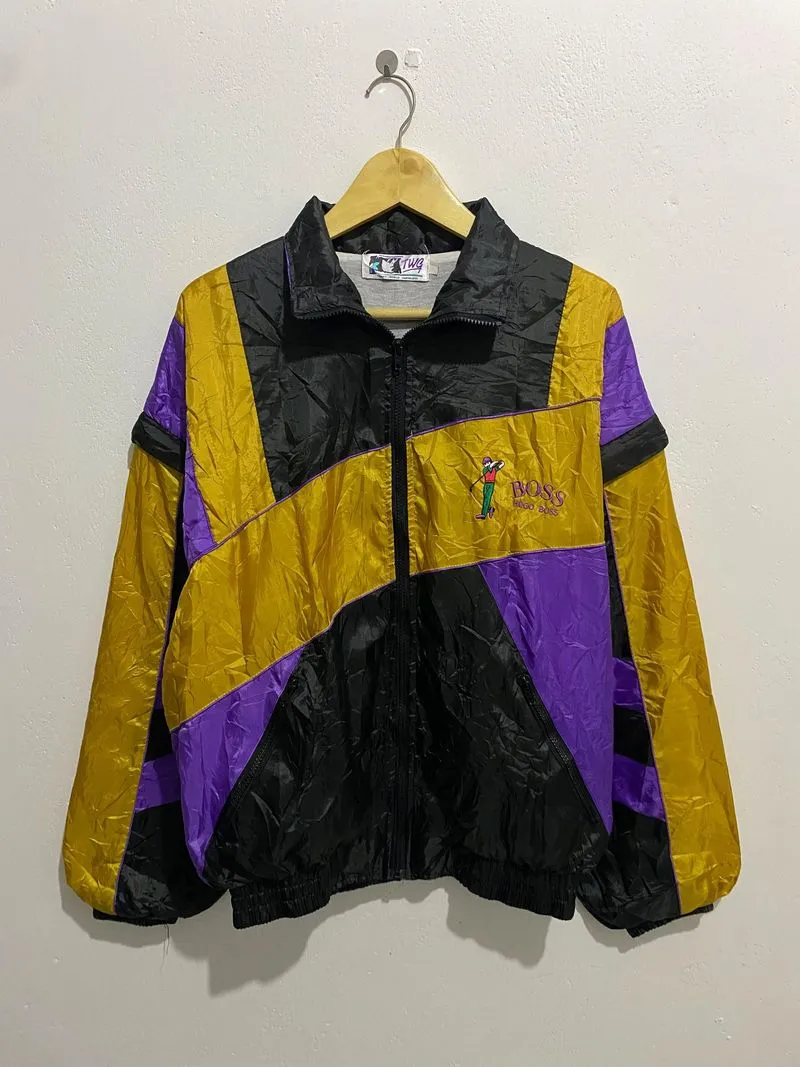 Windbreaker jacket color block  photo 1