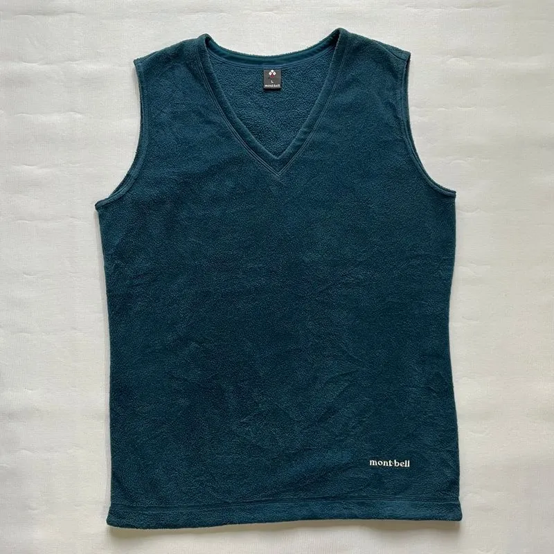 Montbell Climaplus 100 Pure Indigo Colorways Fleece Work Ves photo 1