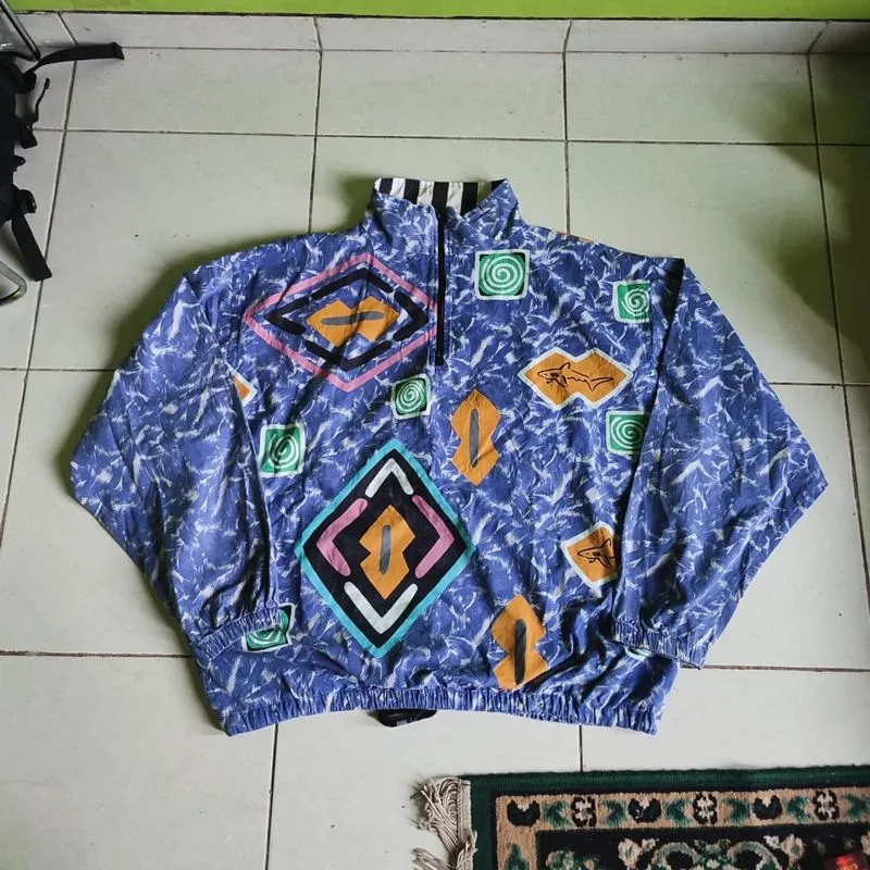 Reebok vintage x Greg norman halfzip anorak aop jacket  photo 1