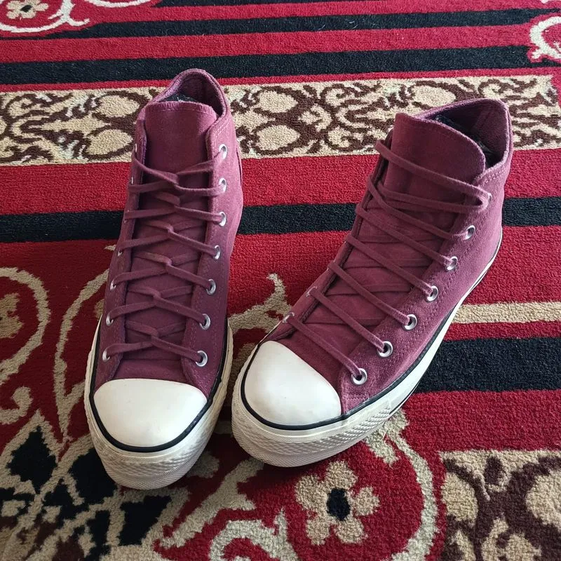 SALE!!! 42-43 CONVERSE CTAS Suede Shadowberry Platform Lift  photo 1