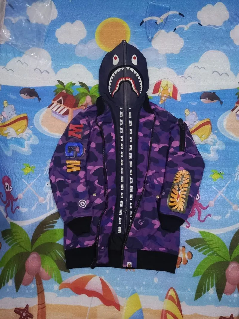 Bape Shark Parka Mix Hoodie photo 1