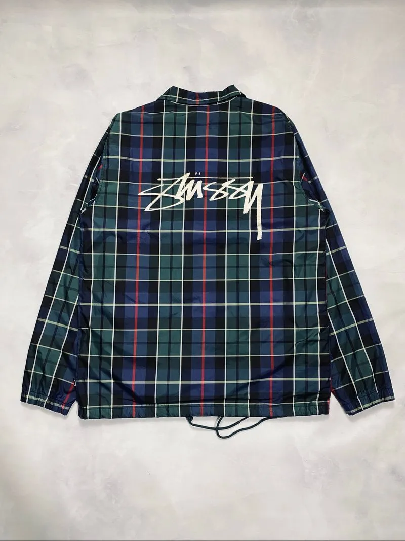 Stussy Cruize Coach Plaid Jacket photo 1