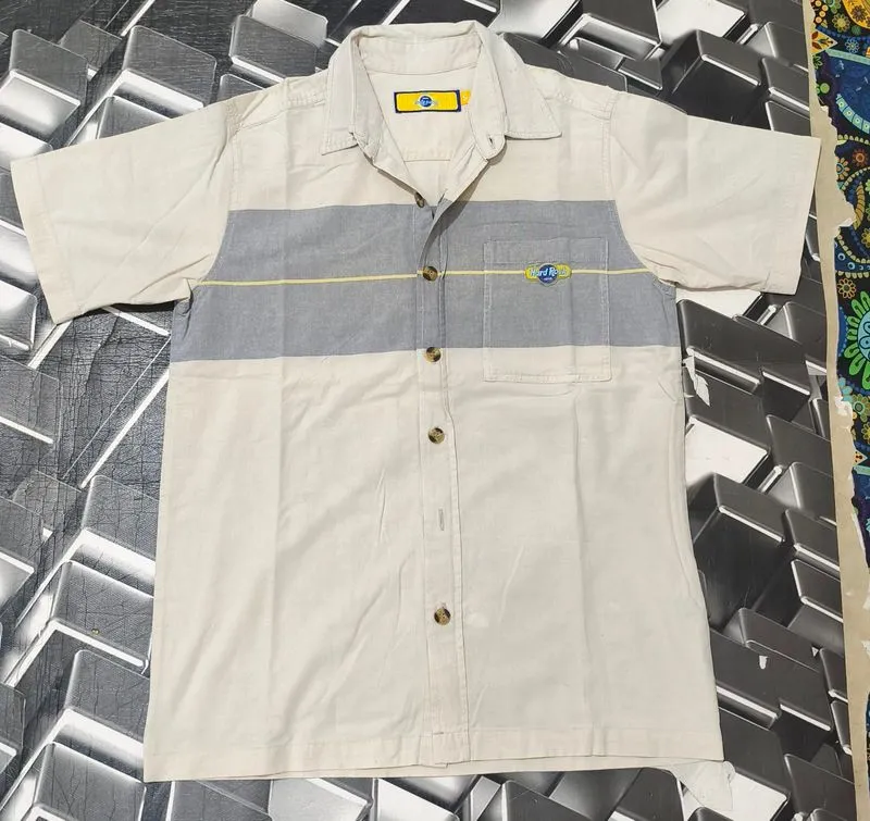 Kemeja Pria Hard Rock Hotel Bali Original - Size S Short Sle photo 1