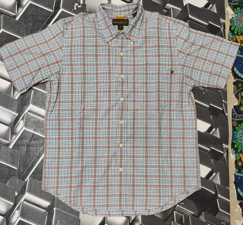 Kemeja Pria Timberland Casual Plaid Original Vintage - photo 1