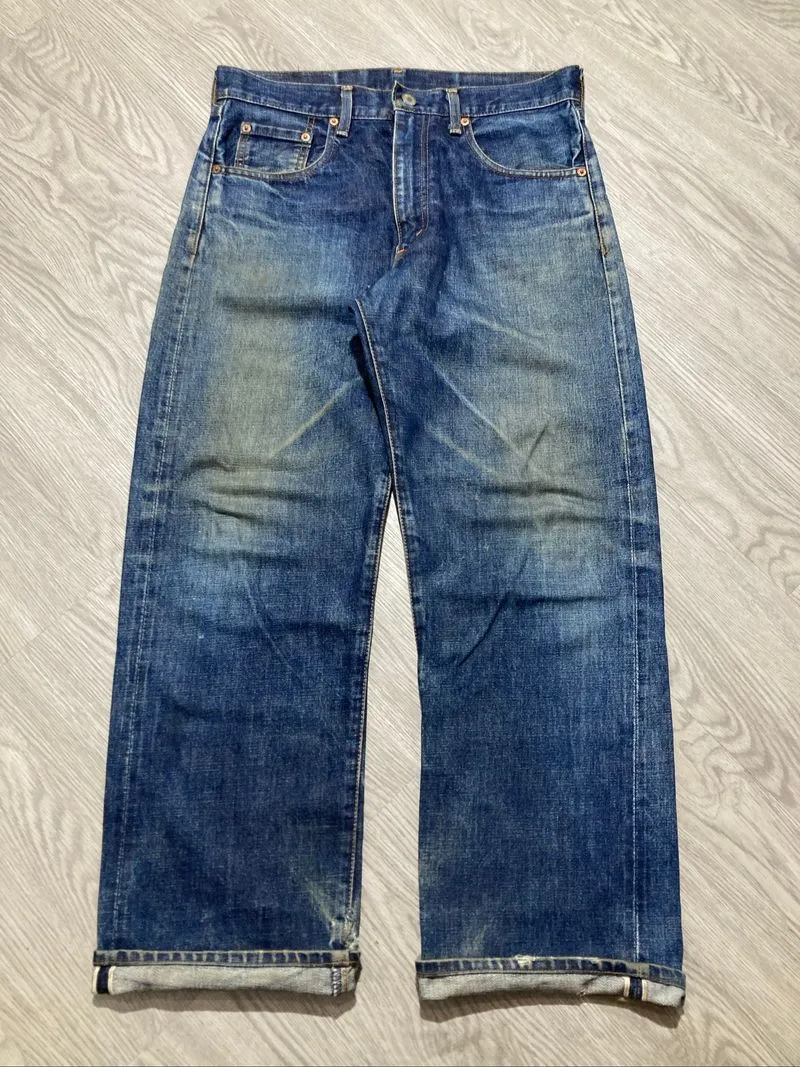 🇯🇵1990s Vintage Levis 502xx Selvedge Distressed Faded Jean photo 1