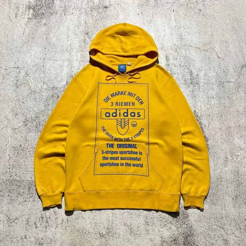 Adidas the brand stripes hoodie yellow photo 1