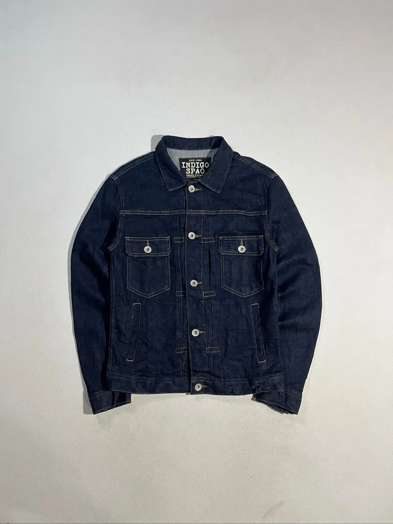 Indigo Spao Selvedge Type II Trucker Denim Jacket photo 1