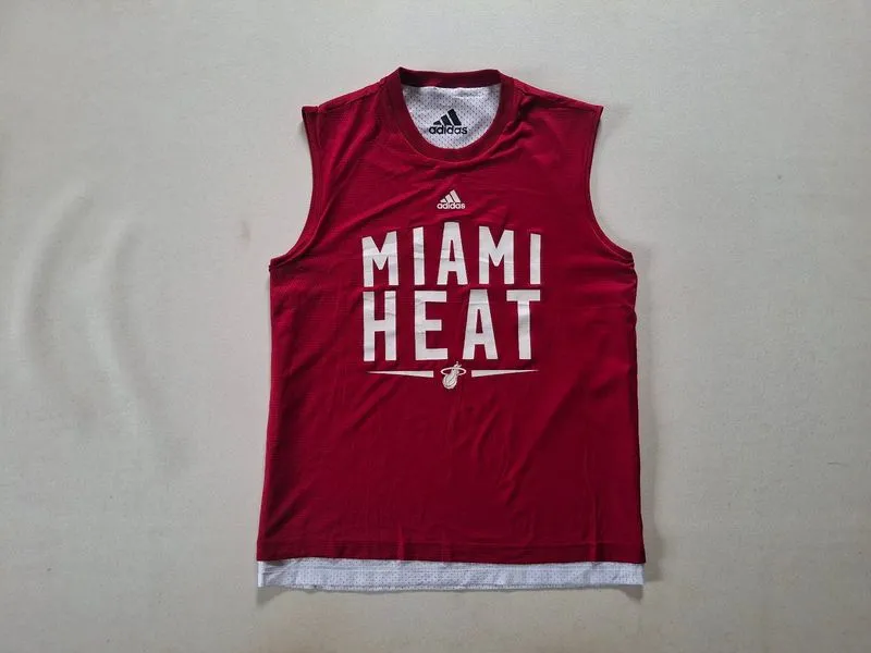 JERSEY BASKET MIAMI HEAT REVERSIBLE ORIGINAL 100% photo 1