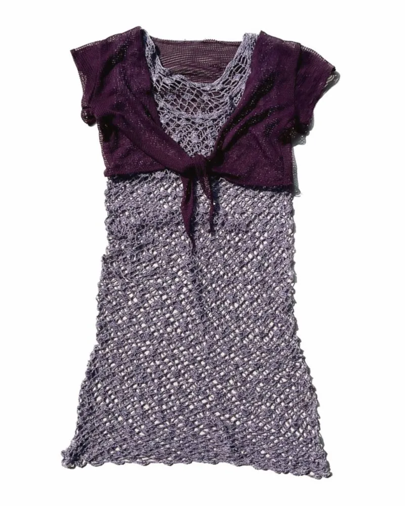⭐️Purple knit Dres & Vest⭐️ photo 1