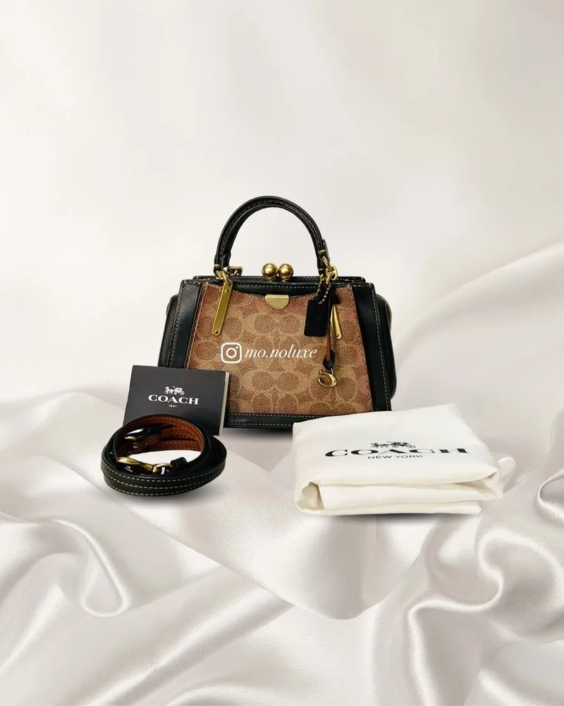 Authentic Original Coach COC Dreamer 21 Signature Kisslock photo 1