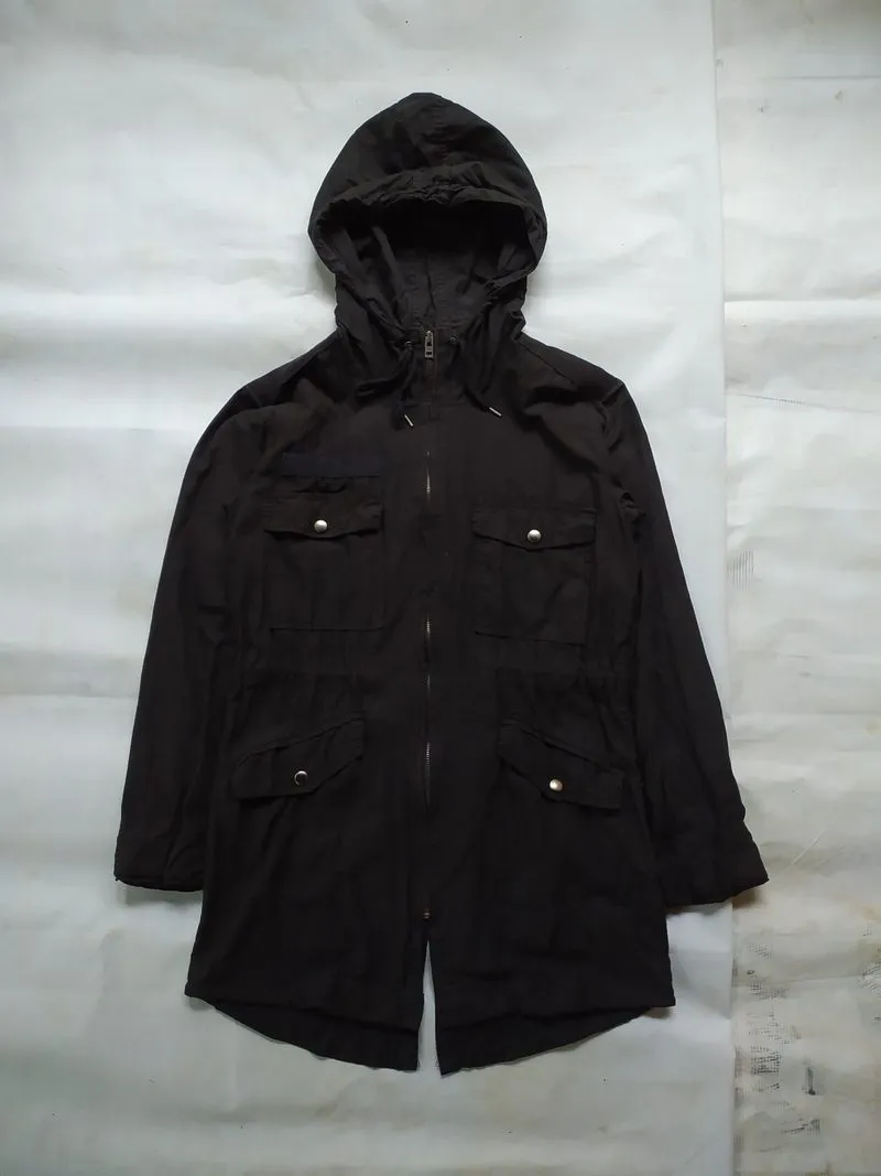 Blue Wash Fishtail Parka Outer photo 1