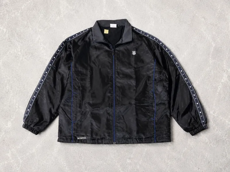 Track jacket k swiss hitam photo 1
