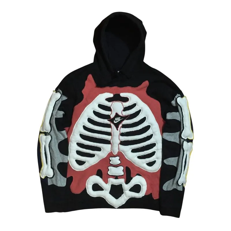 Nike Hoodie Reworked Handmade Bones 1/1 photo 1