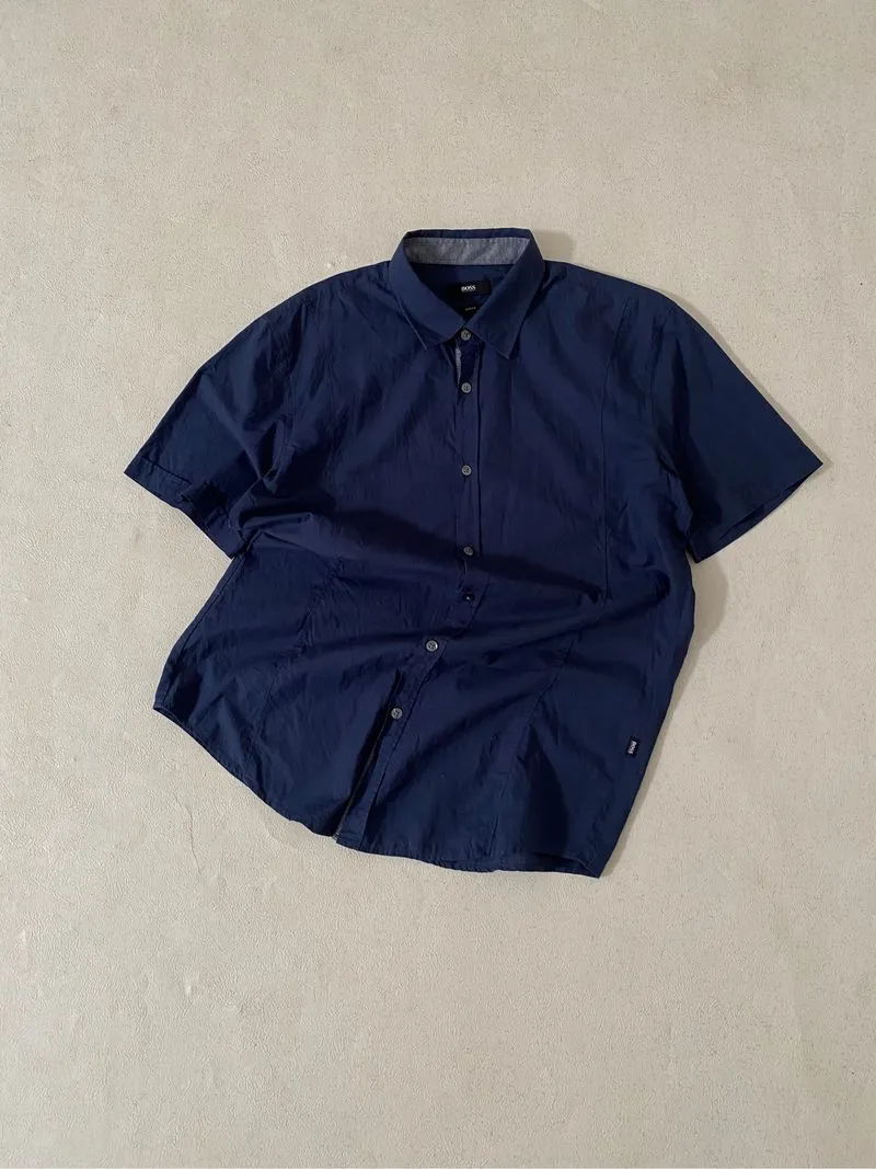 Kemeja navy Hugo boss  photo 1