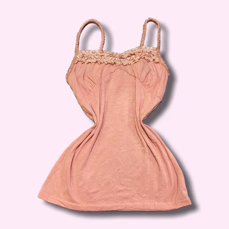 Japanese brand Fairy Coquette Cami top Wanita pink photo 1