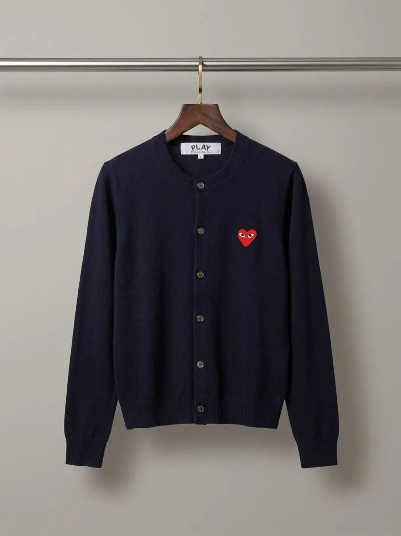 Play "Comme Des Garcons" Luxury Knitwear Cardigan CDG Rajut photo 1