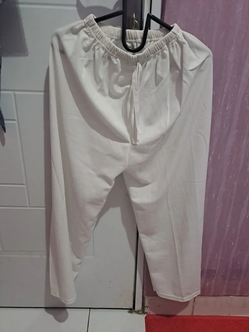 White Wide Leg Pants  photo 1