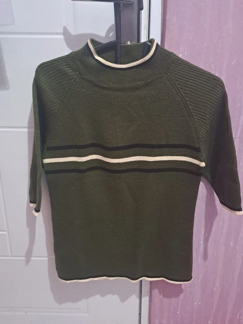 Green Knit Shirt  photo 1