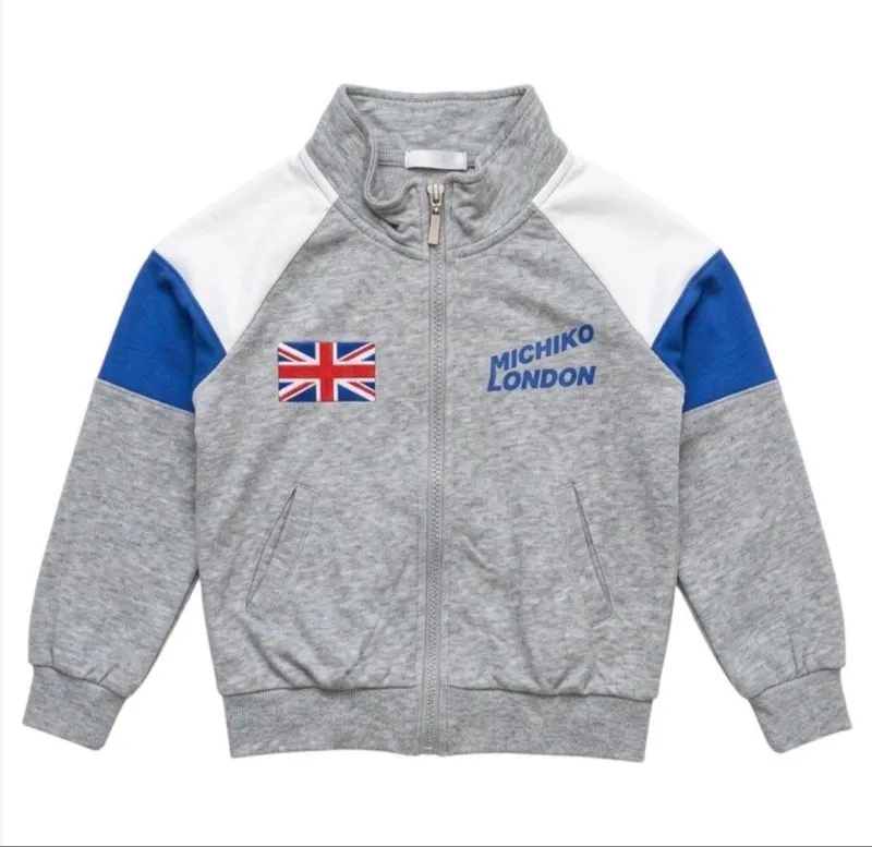 Michiko London Koshino Color Block Tracktop Jaket Anak photo 1