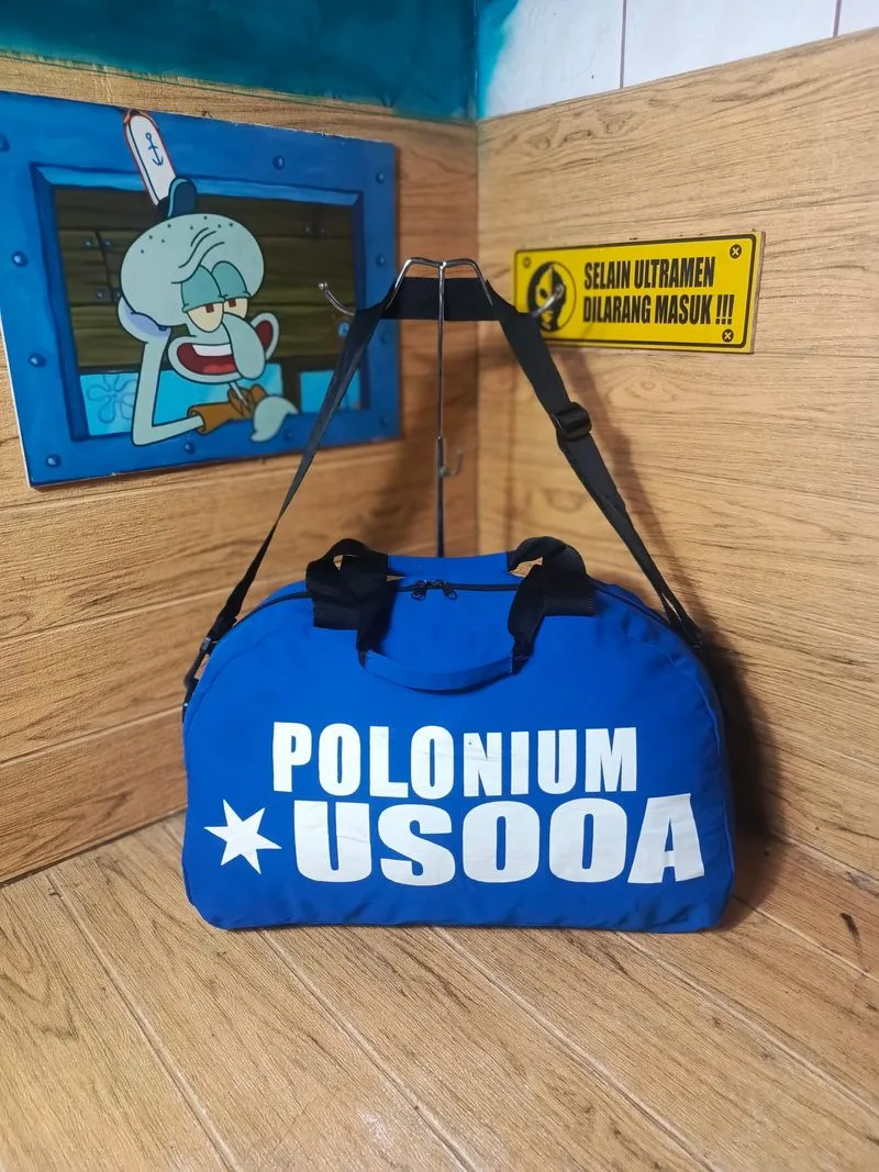 Tas dufflebag travelbag olahraga polonium Usooa second origi photo 1