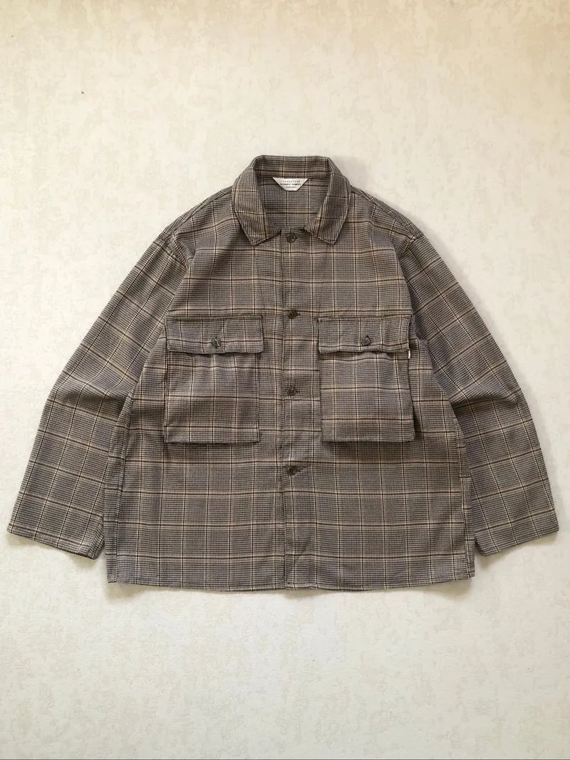 Lafudge Streetwear Casual Harrington jacket Pria tan photo 1
