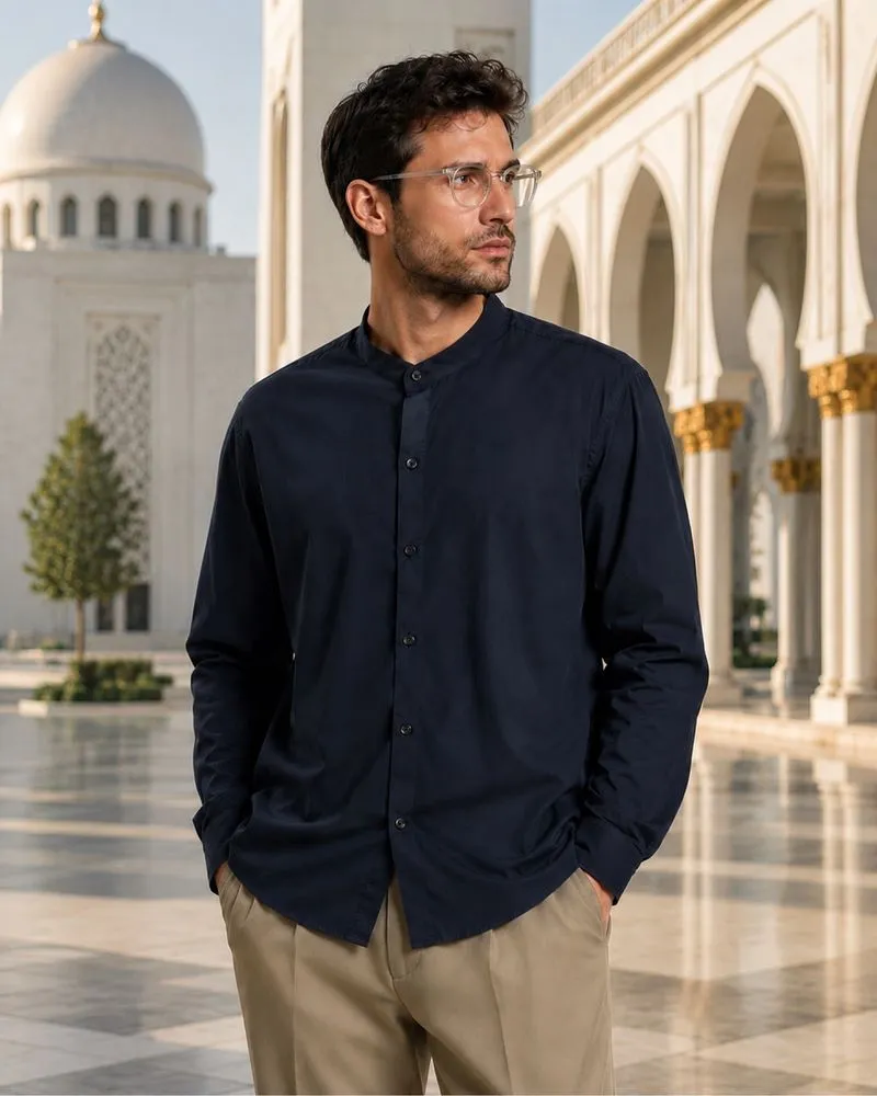 Uniqlo Longsleeve Navy Shirt photo 1