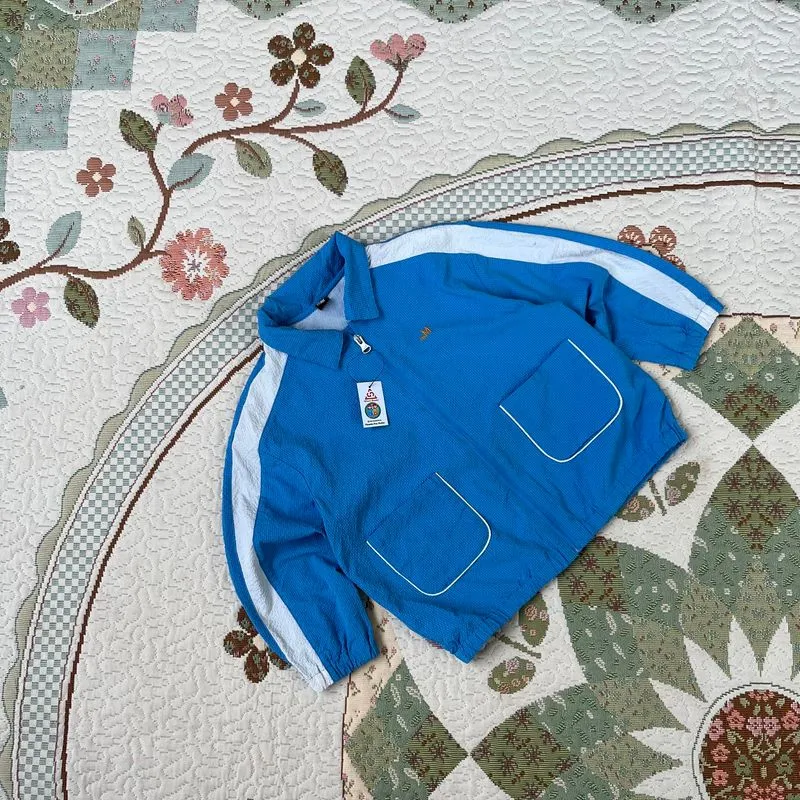 Track jacket anak moimoln biru keren photo 1
