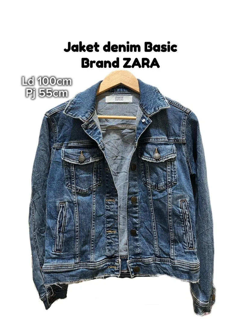 Zara Basic denim jacket photo 1