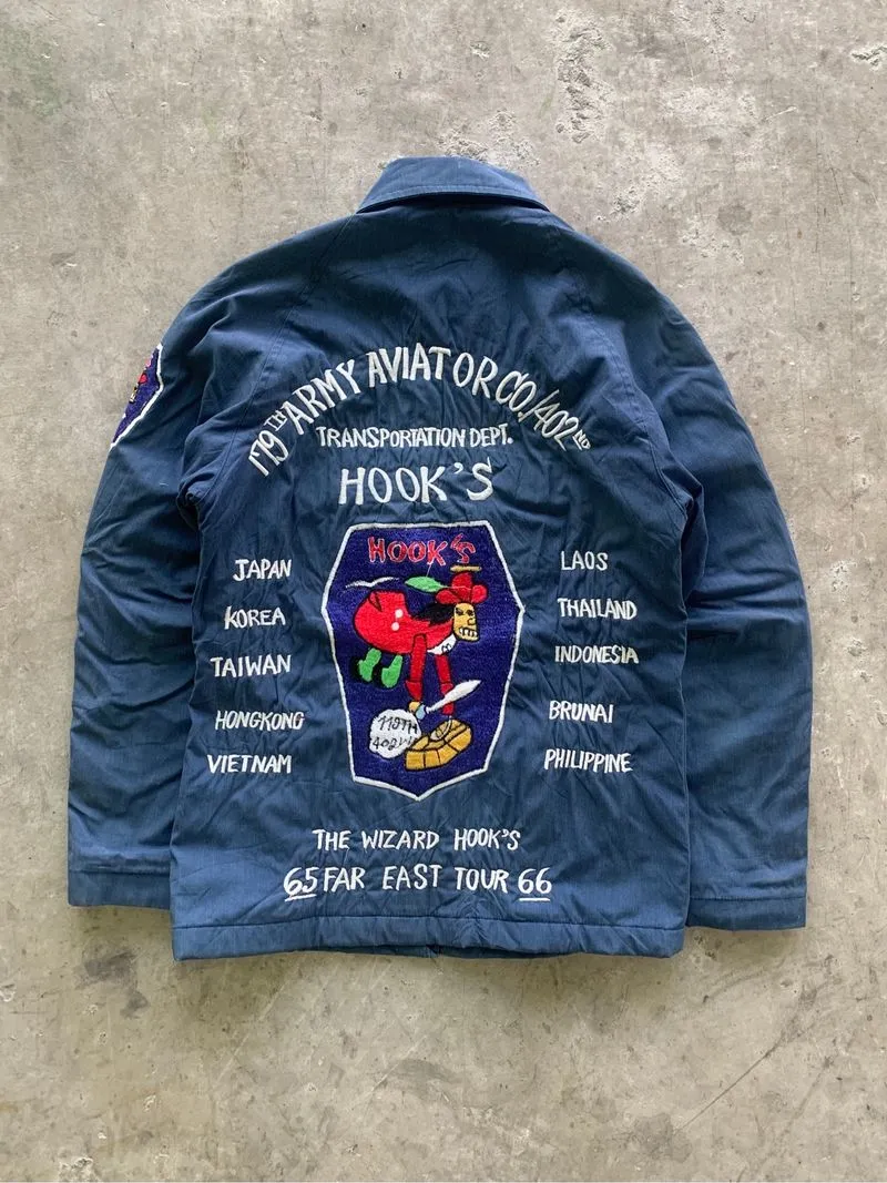 Vintage Souvenir Utility Jacket Tour Asian photo 1