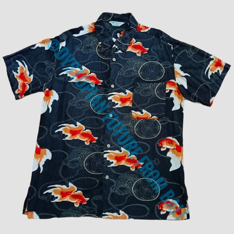Vintage Styled Originals Hawaiian Surf Goldfish Aloha Shirt photo 1