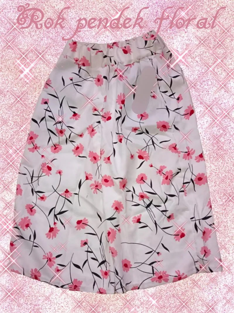 Rok pendek floral photo 1