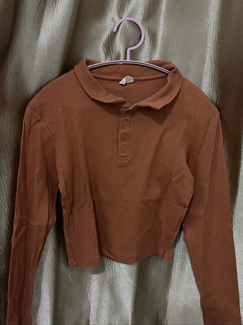 zano longsleeve shirt crop top photo 1