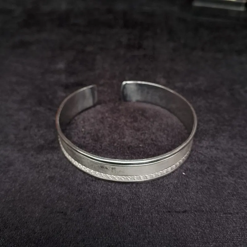 bracellets vintage titanium silver photo 1