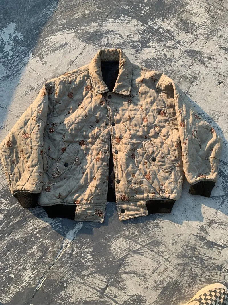  Vintage Bomber Jacket Reversible 2in1 photo 1