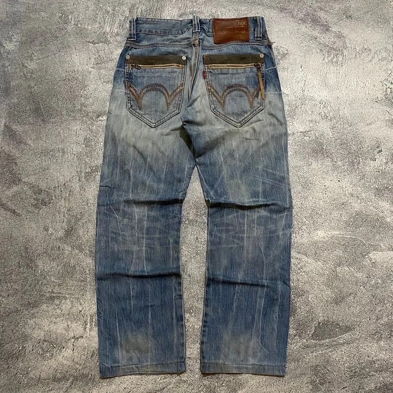 Edwin 503 blue trip jeans pants photo 1