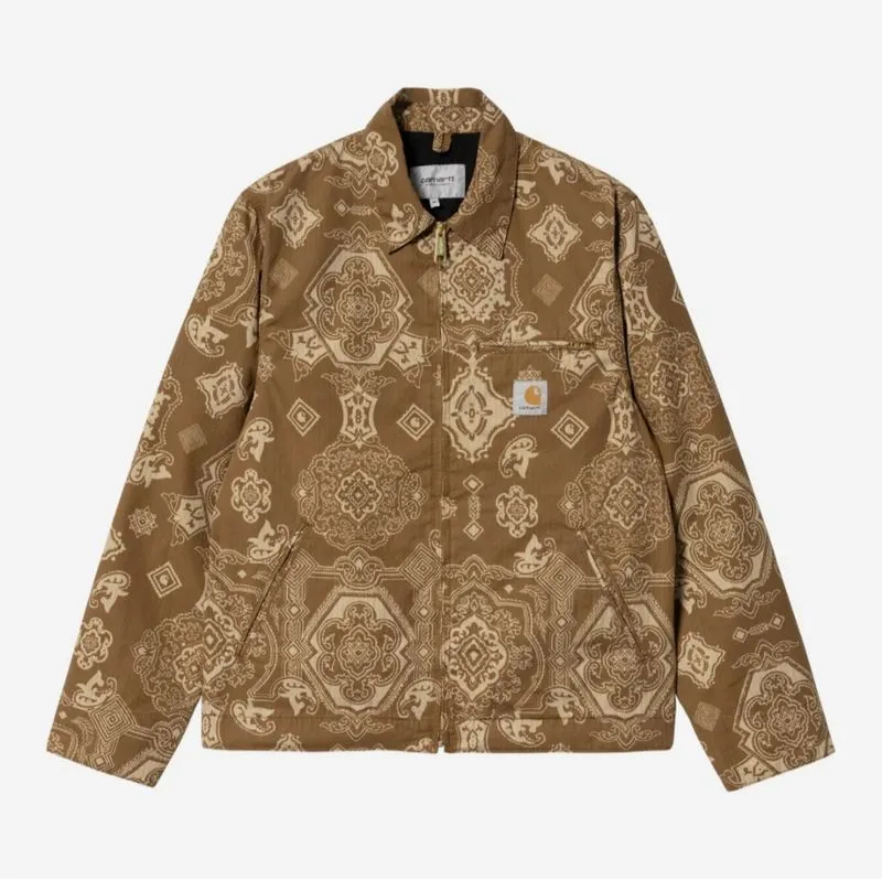 Carhartt Detroit Verse Print Hamilton Brown photo 1