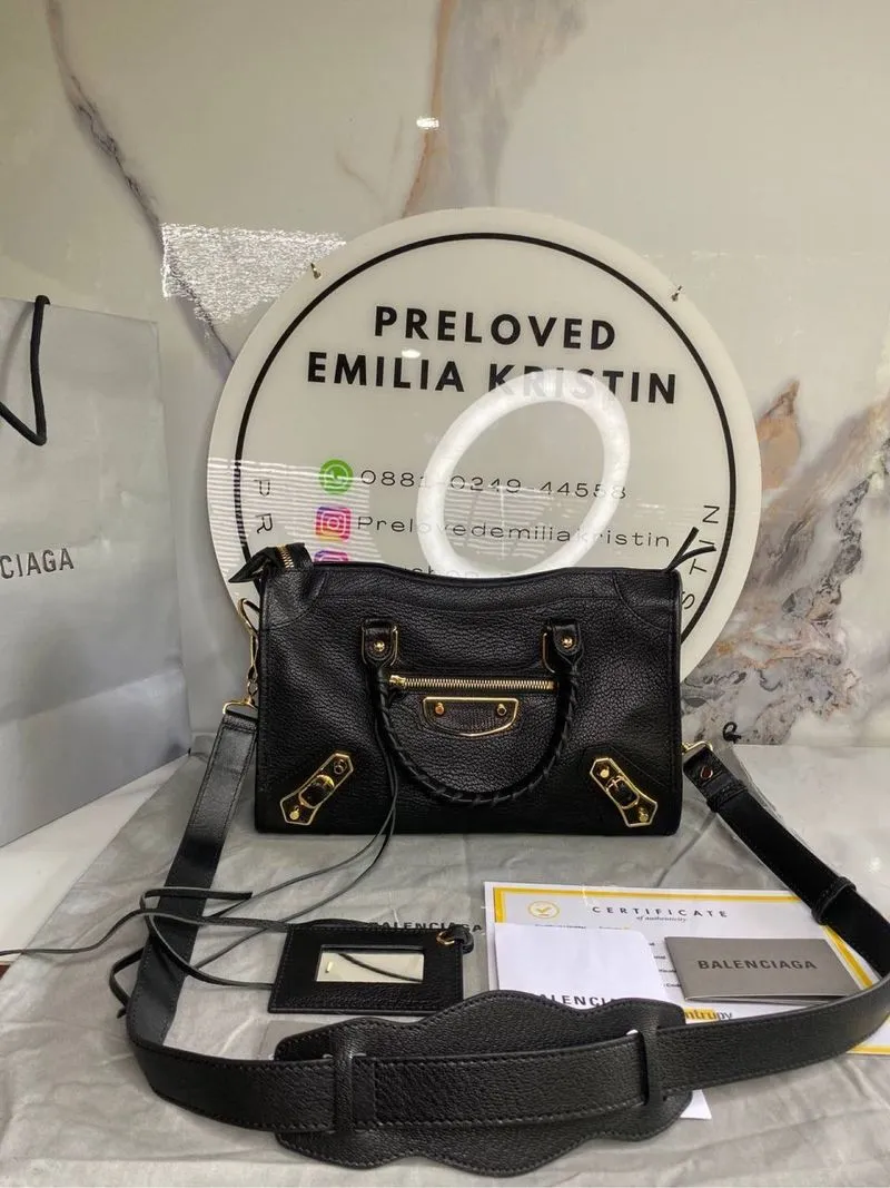 Nego preloved rec 2021 classic metallic city edge Small blac photo 1